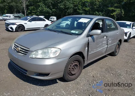 2003 Toyota Corolla Le из США, поврежденный, VIN 1NXBR32E43Z156219